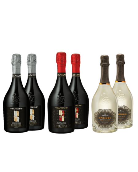 Set 6 fliaš Prosecco Le Manzane